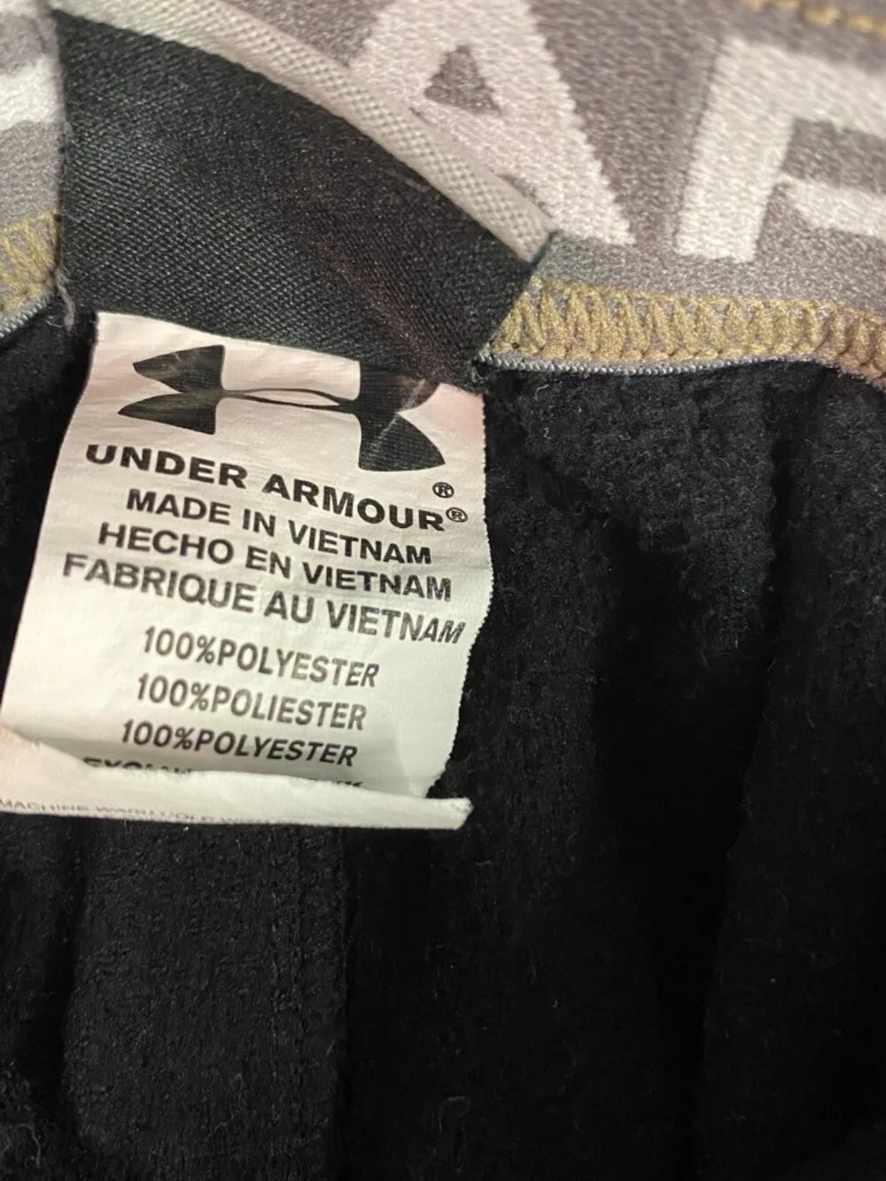 Under Armour Boys Black Fleece Sweatpants 2T